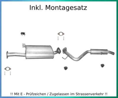 Komplette Auspuffanlage Für Opel Frontera B 2.2 DTI LWB (5-Türer