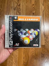 Sony PlayStation 1 PS1 Billiards Agetic A1 Games Rates E 2000 Video Game