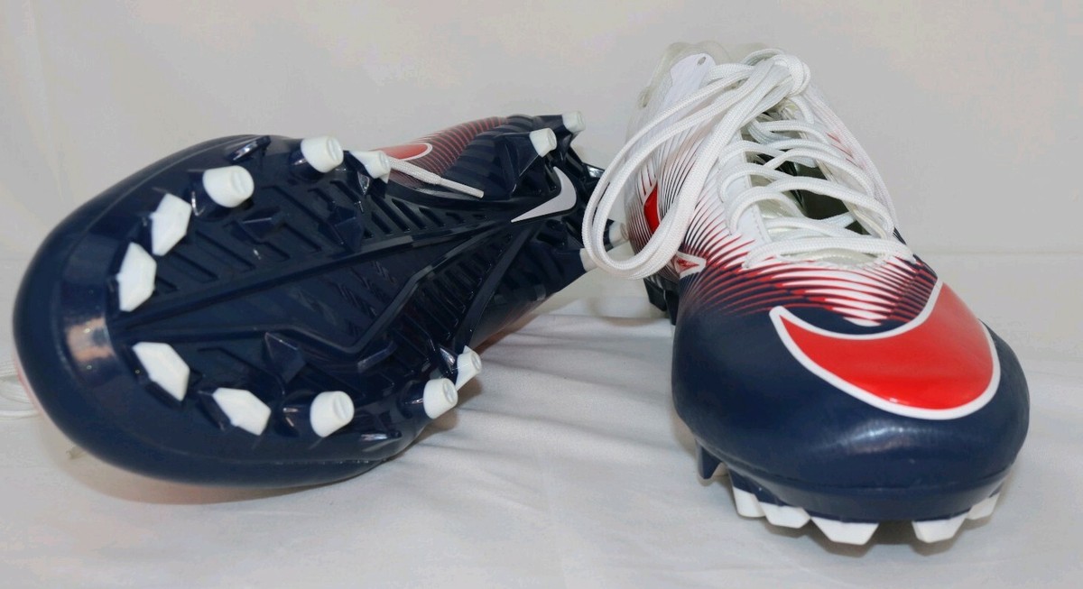 NEW Nike Shoes Vapor Speed 2 TD PF Low Football Cleats 846805-602 Red Mens 16 Mens Nike Vapor Speed 2 Low TD Football Cleats Size 16 White  main image 3