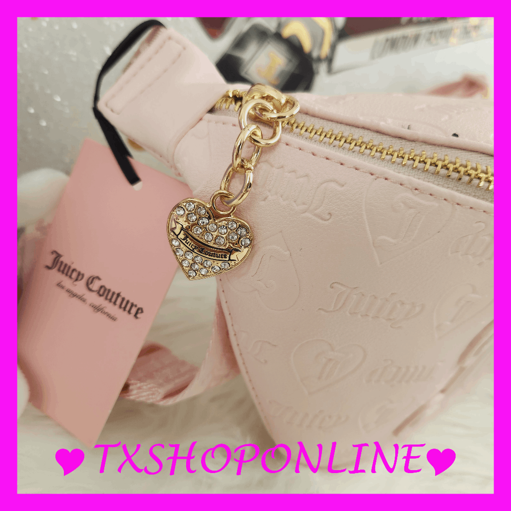 BNWT JUICY COUTURE Upgrade U Fanny Bag in Blush Pink Juicy Couture} Pink Signature Upgrade U Fanny BagNWT | eBay main image 3