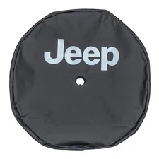 18-24 JEEP WRANGLER JL NEW BODY SPARE TIRE COVER VINYL OEM NEW MOPAR 82215434AB