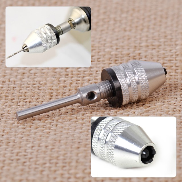 Mini 0.3-4mm Keyless Drill Bit Chuck 