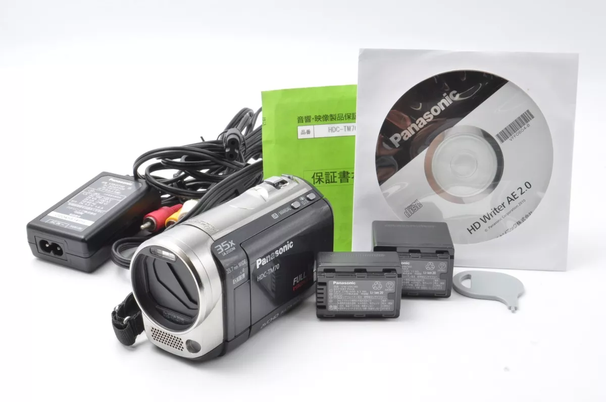 Panasonic HDC-TM70 Digital HD Vision Video Camera From Japan[Excellent++]