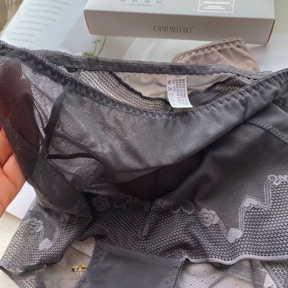 Women Panties 3Pack Small Medium Large Size 212 Lace Underwear Cotton