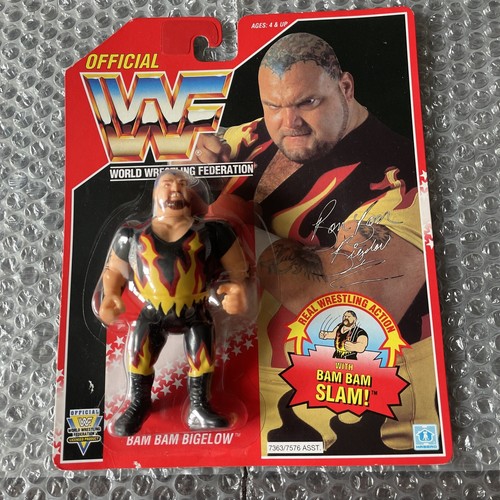 WWF/WWE Hasbro Bam Bam Bigelow Series 8 MOC...