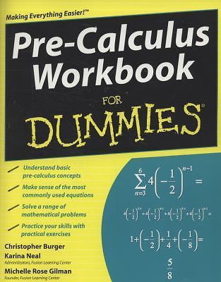 Pre-Calculus Workbook for Dummies