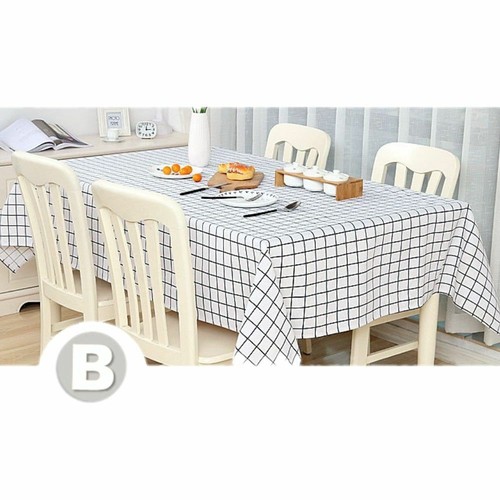 Baumwolle Leinen Tischdecke Tischdecke Streifen Flamingo gedruckt Camping Mat - Picture 7 of 12