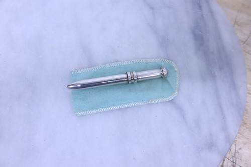 PENNA A SFERA VINTAGE TIFFANY & CO. ARGENTO STERLING/PROGETTATA DA PALOMA PICASSO - Foto 15 di 20