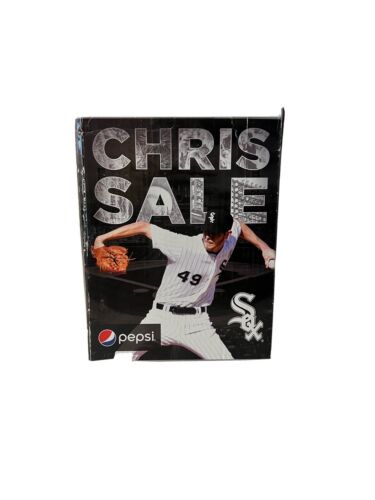 Chris Sale Chicago White Sox Pepsi Bobblehead avec boîte stade cadeau 2014 - Photo 1/8