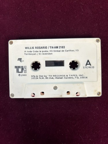 Willie Rosario – El De A 20 De Willie 1981 Cassette Tape OG Salsa Top Hits - Picture 4 of 5