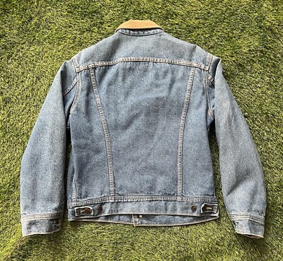 Vintage '92 Lee Storm Rider Denim Jacket Jean Quilt Lined
