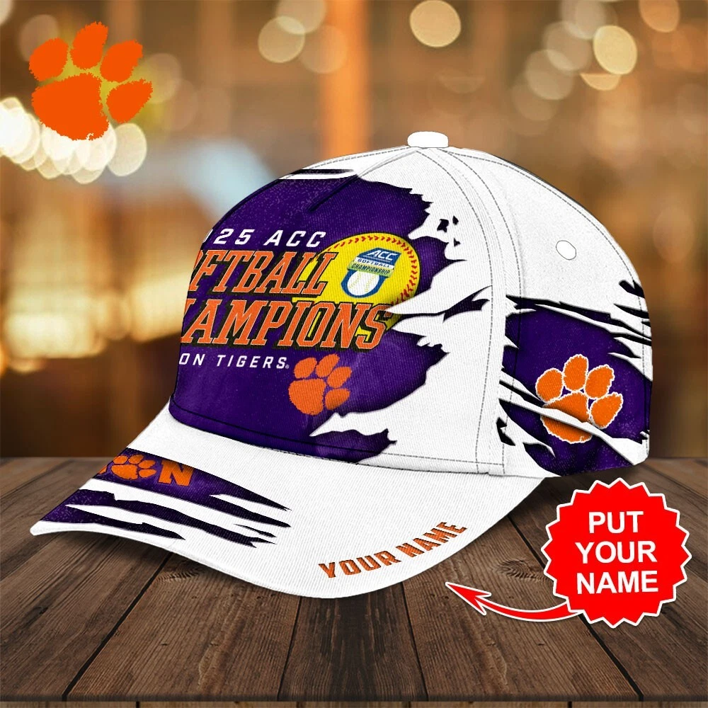 Personalized Clemson Tigers Women’s Softball Classic Cap