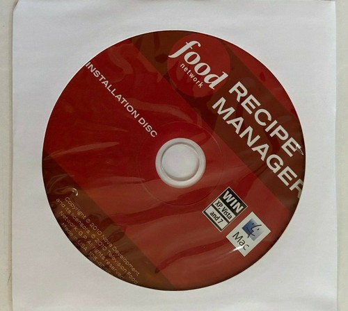 Food Network Recipe Manager w/ Manual PC MAC CD plan meals tutorial calendar - Picture 6 of 6