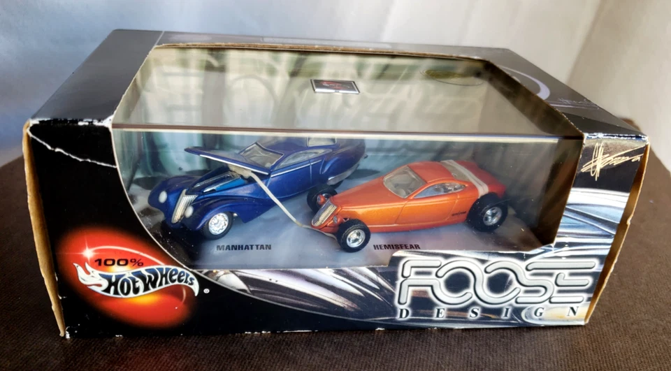 100% Hot Wheels Foose Design 2-Car Set MANHATTAN & HEMISFER Limited Edition 1:64 - Image 2 of 4