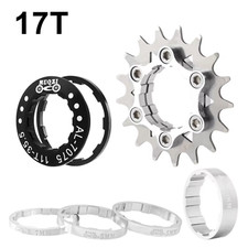 Bicycle Single Speed Conversion Kit Cassette Cog Gear Alloy Spacer Set Road MTB