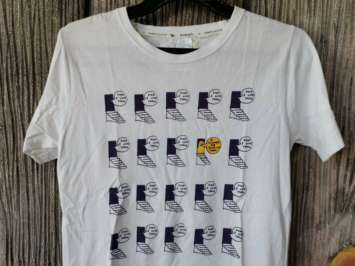 MARK GONZALES x SIMPLICITE PLUS JAPAN CARTOON SKATE T SHIRT M NOT