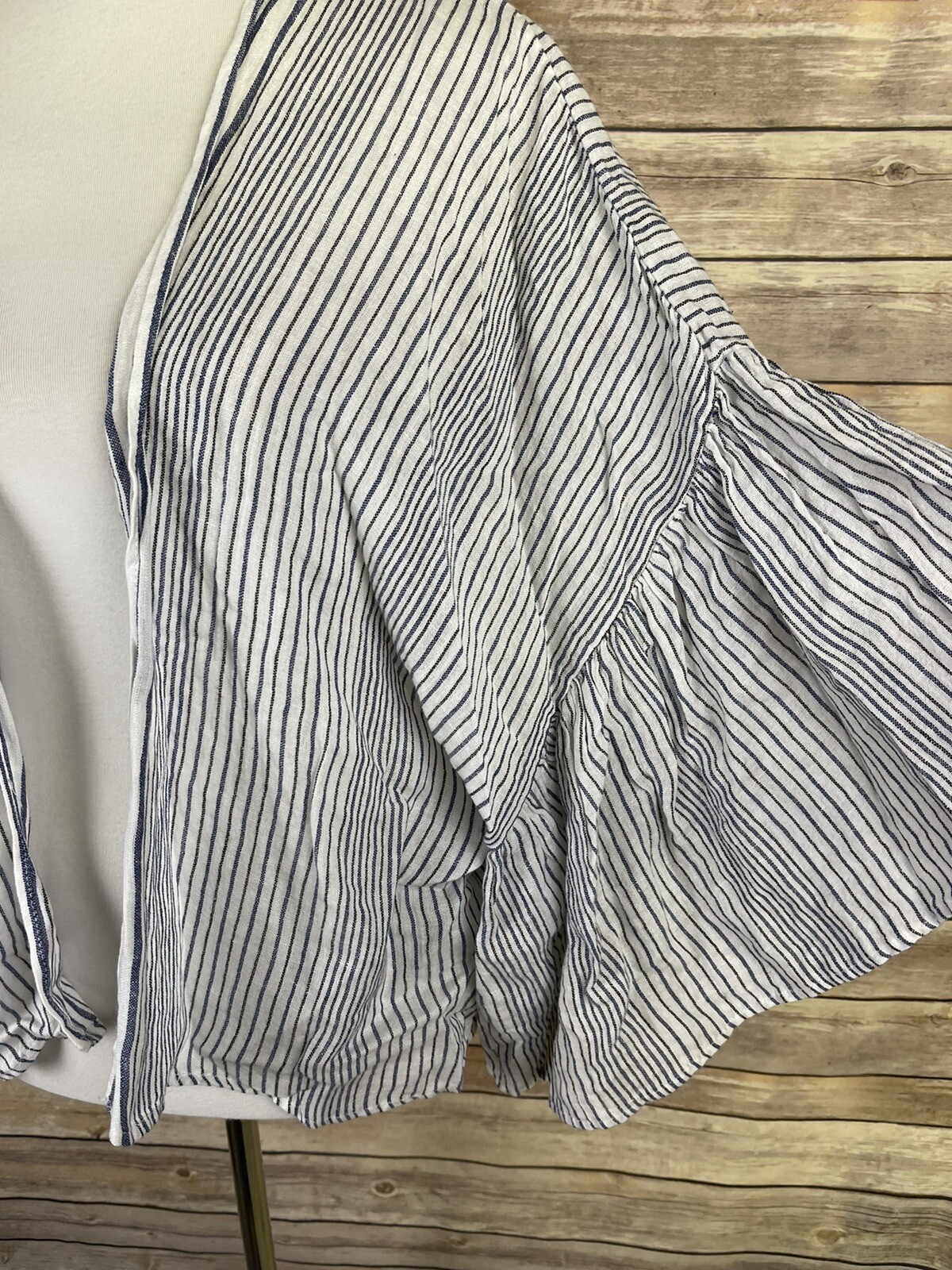 Universal Thread OSFM Kimono Ruffled Sleeves Open… - image 2