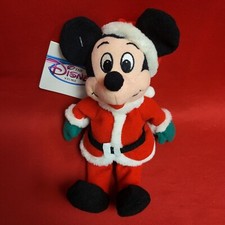 Santa Mickey Mini Bean Bag The Disney Store