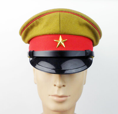 WWII Japanese Army Officers Peaked Cap Visor Hat Size XL