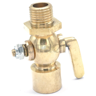BSP Metric Male-Female Equal Reduce Brass Drain Petcock Shut Off Valve