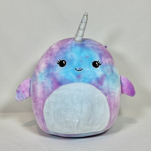 blue and pink squishmallow