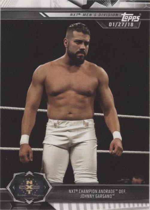 2019 Topps WWE NXT - Andrade "Cien" Almas Johnny Gargano #4 - 1 of 1