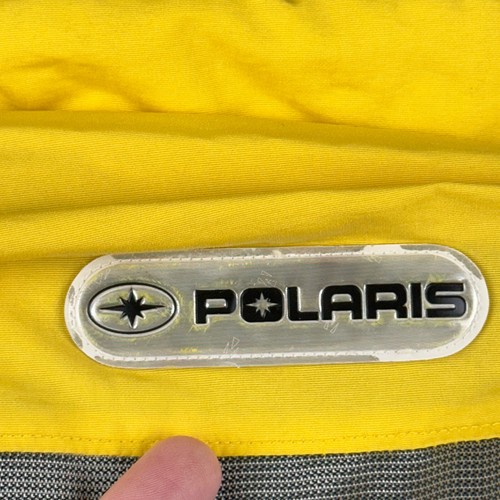 Pure Polaris Jacket Youth Medium Yellow Thermolite Snowmobile Coat Lined Ski - Picture 20 of 22