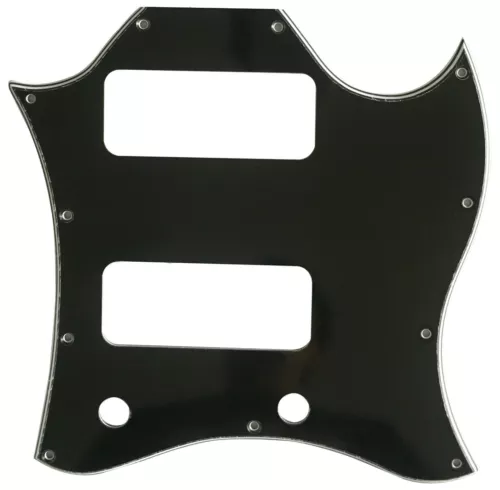 For Gibson US SG P90 Without Pickup Mounting Hole Guitar Pickguard 4 Ply Black