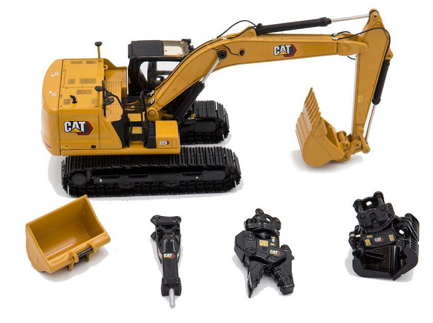 Diecast Model Hydraulic Excavator Cat 323 Scale 1:50 | eBay