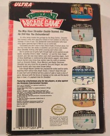 CIB Teenage Mutant Ninja Turtles II 2 Arcade Nintendo NES 1990 Pizza Hut TESTED