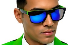 Men's Polarized Sunglasses Light weight Retro Square Fashion Shades Reflective