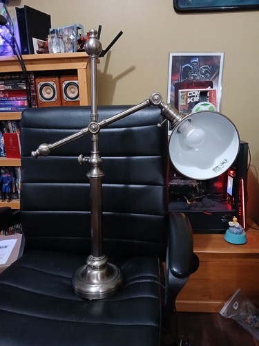 Portable Luminaire Adjustable Arm Lamp EUC
