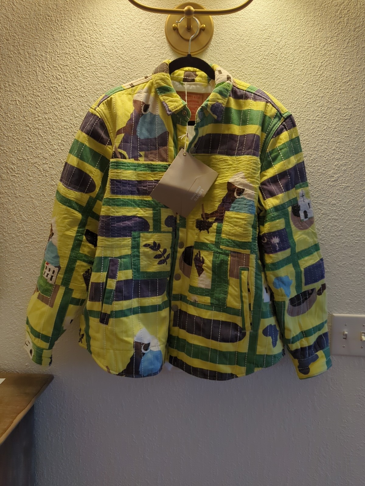 Levi’s Colab Denim Tears Quilted Patchwork Jacket NWT Size Medium Sold Out New image 2