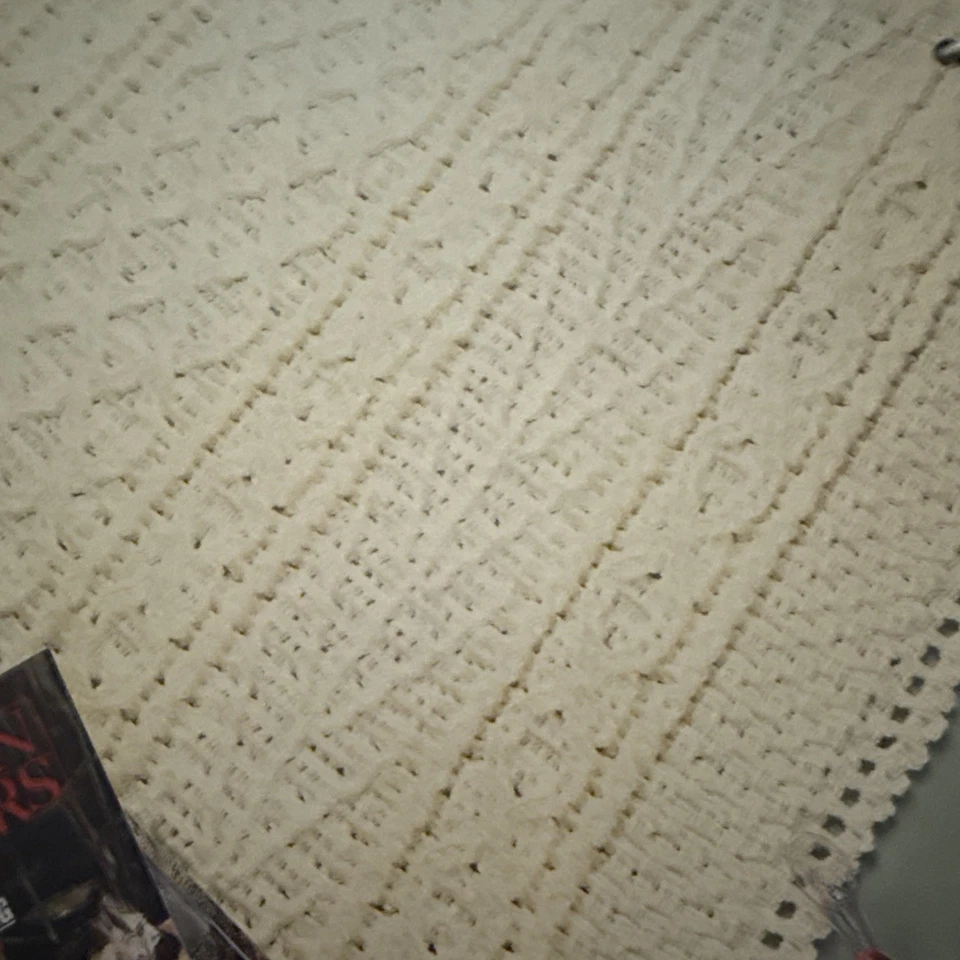 ~Sporting Aran Afghan  Annie's Attic Crochet Afghan Pattern~ - Image 3 of 3