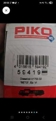 Piko Hobby H0 59419 V1700.02 Diesellok Ep.VI Analog NEM 652 in OVP