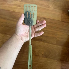 Vintage Ekco USA Chromium Plated Spatula Turner Metal Handle Kitchen Utensil