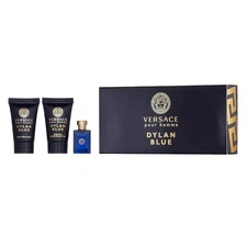 Versace Dylan Blue Eau De Toilette 3 Pcs MINI Gift Set For Men
