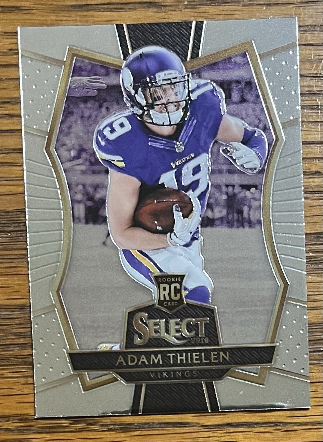 2016 Panini Select Premier Level Adam Thielen Rookie Card RC #104