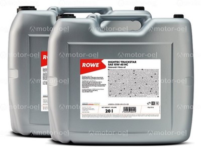 40 Liter (2x20L) ROWE HIGHTEC TRUCKSTAR SAE 10W-40 HC