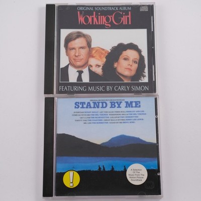 Stand By Me + Working Girl CD Movie Soundtrack Album Bundle Classic Film Music