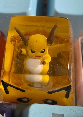 Pokemon Keycap Raichu Artisan handmade