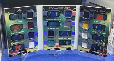 2025 Leaf Glory of the Game  Game Used patch  KOBE, LEBRON, CURRY,  (READ!) #/25