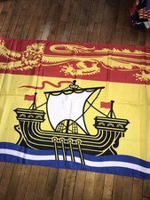 New Brunswick Provincial Canadian Flag 3x5 Nylon W Grommets