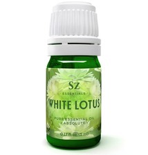 Sz Essentials White Lotus 100% Pure Essential Oil 5ml Nymphaea Lotus Aromatherap