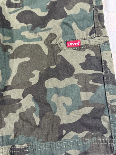 Levis Youth Cargo Shorts New with Tags 14 Reg Camouflage Flex Stretch Waistband - Picture 11 of 12