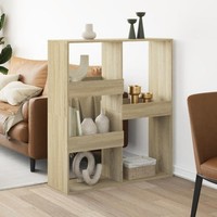 Raumteiler Sonoma-Eiche 100X33X115 Cm Holzwerkstoff