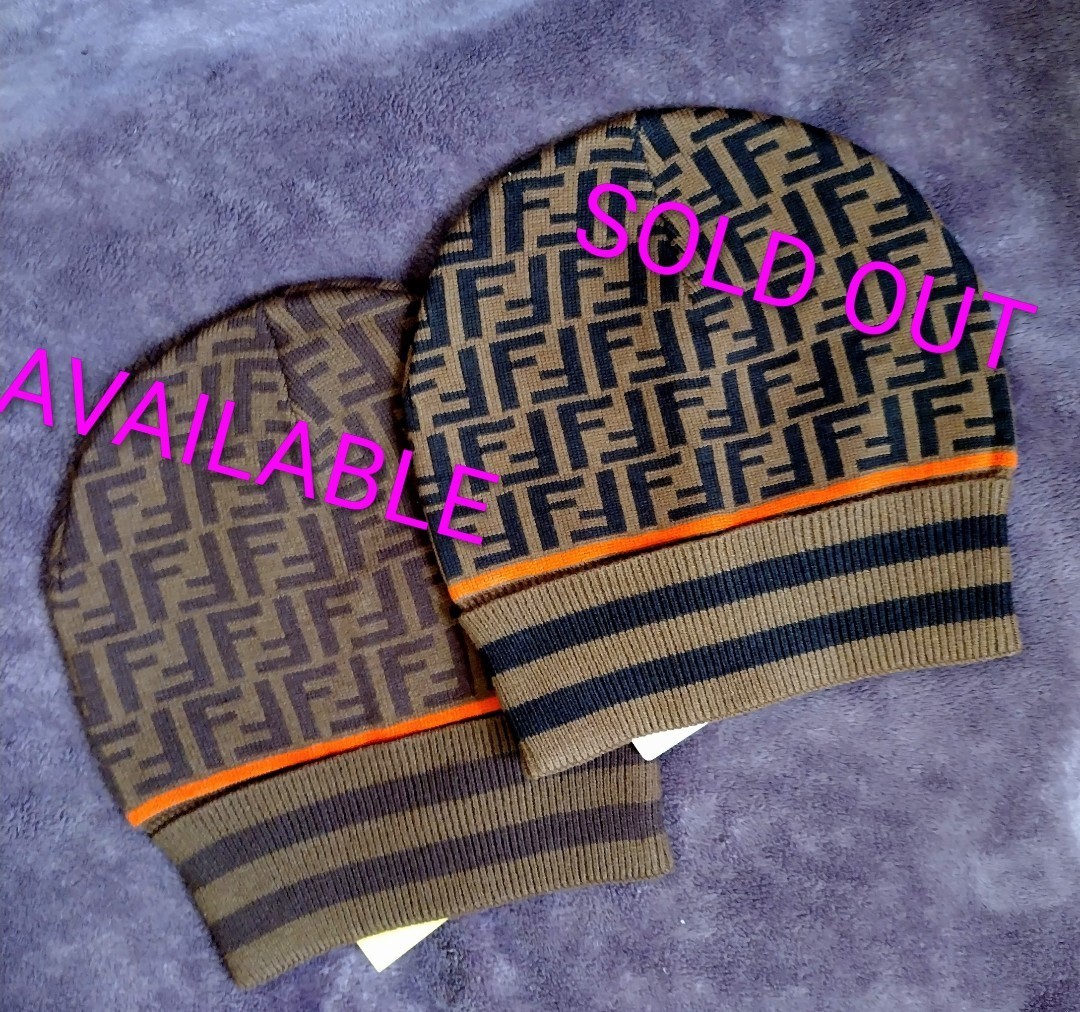 BEAUTIFUL ORIGINAL FENDI FF ALL OVER MOTIF BROWN, SOFT, STRETCHY