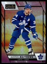 2023-24 O-Pee-Chee Platinum Sunset Auston Matthews Toronto Maple Leafs #1