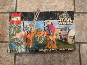 Lego 7115 Star Wars Gungan Patrol Kaadu Minifigure and Jar Jar Binks Minifigure