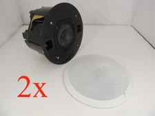 Lot of 2 TOA F-121CM Full Range Commercial In Ceiling Speaker Quantity Available